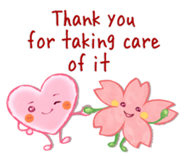 Knot of cordiality [Tender Heart&SAKURA] sticker #7767998