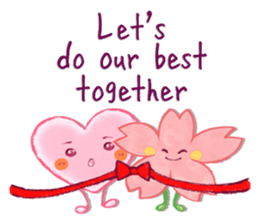 Knot of cordiality [Tender Heart&SAKURA] sticker #7768011