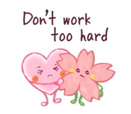 Knot of cordiality [Tender Heart&SAKURA] sticker #7768017