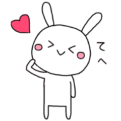 Sticker of mischievous usatyan