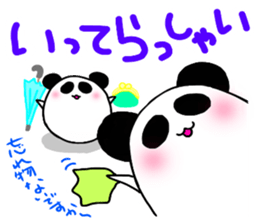 two pandas sticker #7768669