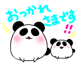 two pandas sticker #7768672