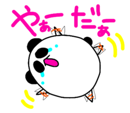 two pandas sticker #7768677