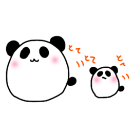 two pandas sticker #7768680