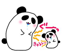 two pandas sticker #7768682
