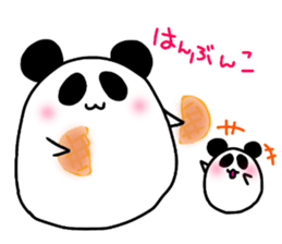 two pandas sticker #7768683