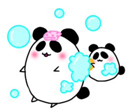 two pandas sticker #7768685