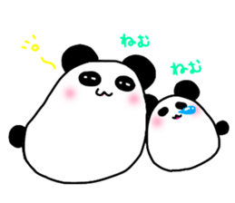two pandas sticker #7768686