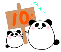 two pandas sticker #7768688