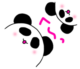 two pandas sticker #7768692