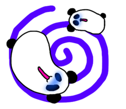 two pandas sticker #7768695