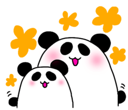 two pandas sticker #7768697