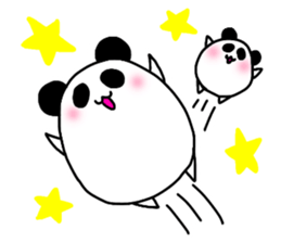 two pandas sticker #7768700