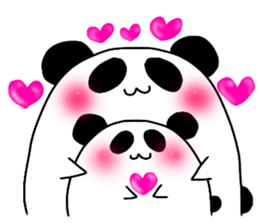 two pandas sticker #7768701