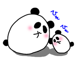 two pandas sticker #7768702