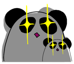 two pandas sticker #7768704