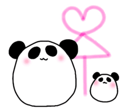 two pandas sticker #7768706