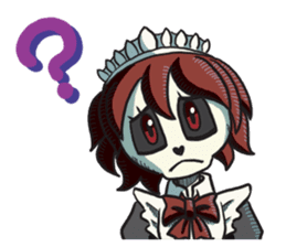 Skeleton Butler & skeleton maid sticker #7768722