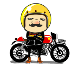 Retro Man 80's V.2 (ENG) sticker #7769828