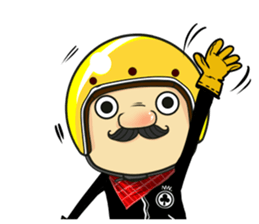 Retro Man 80's V.2 (ENG) sticker #7769831