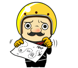 Retro Man 80's V.2 (ENG) sticker #7769833