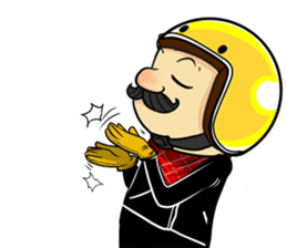 Retro Man 80's V.2 (ENG) sticker #7769838