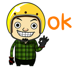 Retro Man 80's V.2 (ENG) sticker #7769850