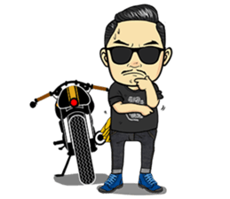 Retro Man 80's V.2 (ENG) sticker #7769851