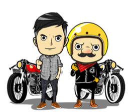 Retro Man 80's V.2 (ENG) sticker #7769852