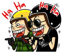 Retro Man 80's V.2 (ENG) sticker #7769857