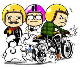 Retro Man 80's V.2 (ENG) sticker #7769859