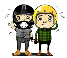 Retro Man 80's V.2 (ENG) sticker #7769860