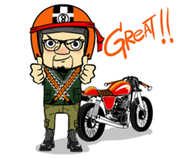 Retro Man 80's V.2 (ENG) sticker #7769863