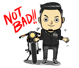 Retro Man 80's V.2 (ENG) sticker #7769864