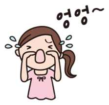 HANA's Korean stickers sticker #7770209