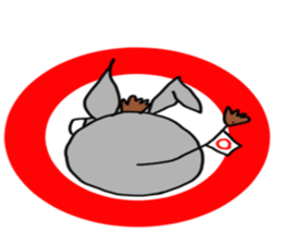 Child donkey sticker #7770228