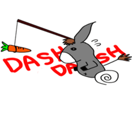 Child donkey sticker #7770242