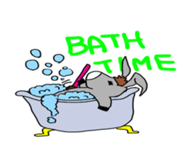 Child donkey sticker #7770256