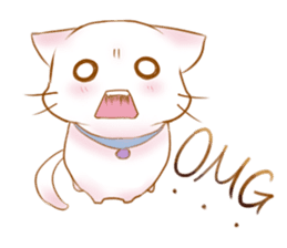 Healing cat & rabbit sticker #7770278