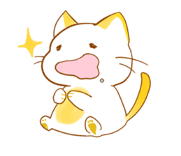 Healing cat & rabbit sticker #7770291