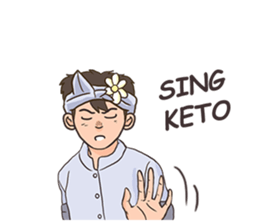 Nak Bali Ne sticker #7771464