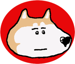 Shiba inu MOMO chan the third as well! 5 sticker #7771895