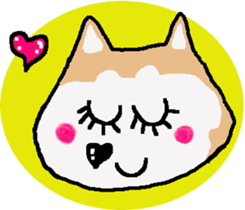 Shiba inu MOMO chan the third as well! 5 sticker #7771896