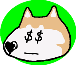 Shiba inu MOMO chan the third as well! 5 sticker #7771901