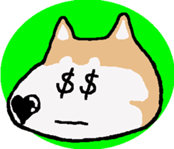 Shiba inu MOMO chan the third as well! 5 sticker #7771901