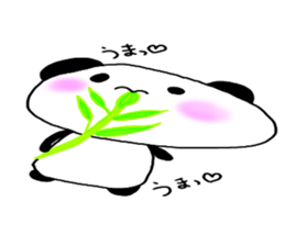 Loosely cute panda sticker #7772557