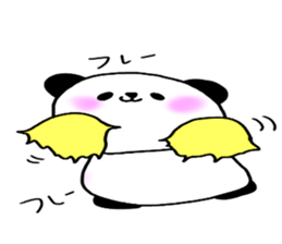 Loosely cute panda sticker #7772561