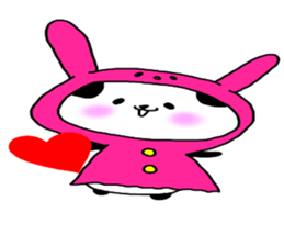 Loosely cute panda sticker #7772563