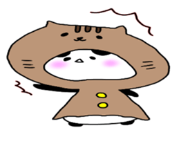 Loosely cute panda sticker #7772566