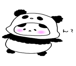 Loosely cute panda sticker #7772571